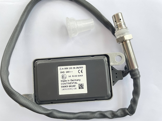 OE A0091533628 Sensor Oksigen Nitrogen Hitam Benz Nox Sensor 590MM 5WK96616F